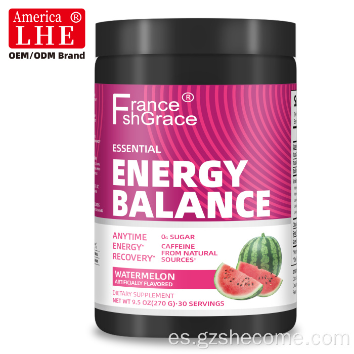 Shecome Energy Balance Powder Recuperación Energética Sandía